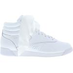 Sneakers alte larghezza E bianche numero 39 di pelle per Donna Reebok Freestyle 