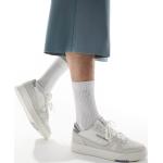 Sneakers stringate larghezza E scontate bianco sporco numero 43 di gomma antiscivolo per Donna Reebok LT Court 