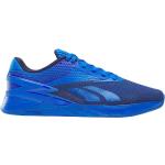 Sneakers larghezza A scontate blu numero 41 in tessuto con stringhe per Uomo Reebok Nano X3 