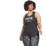 Reebok Workout Ready Supremium Graphic Big Sleeveless T-shirt Nero 1X Donna