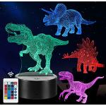 Luci notturne scontate multicolore con telecomando a tema dinosauri 