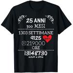 Magliette & T-shirt nere S per anniversario di San Valentino per Uomo 