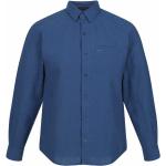 Camicie scontate eleganti blu S di cotone traspiranti mezza manica con manica corta per Uomo Regatta 