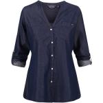 Bluse scontate eleganti blu 3 XL di cotone a righe Bio sostenibili traspiranti mezza manica per Donna Regatta 