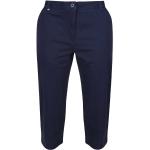 Pantaloni Capri scontati blu L di cotone per Donna Regatta 