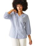 Bluse scontate eleganti blu 3 XL di cotone all over sostenibili traspiranti per Donna Regatta 