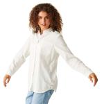 Camicie eleganti bianche XXL di cotone sostenibili manica lunga con manica lunga per Donna Regatta 