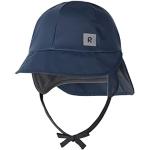Reima Rainy, cappello antipioggia per bambini, impermeabile, con paraorecchie e riflettori, unisex, per ragazze e ragazzi, blu navy, 52 cm