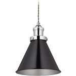 Lampadari industriali neri in metallo da cucina compatibile con E27 Relaxdays 