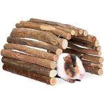 Tubi in legno di ciliegio per criceti Relaxdays 
