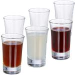 Servizi bicchieri trasparenti di vetro 12 pezzi Relaxdays 