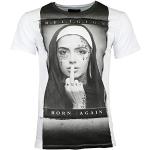 Magliette & T-shirt stampate eleganti bianche XS per Uomo Religion 