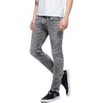 Jeans slim grigi di cotone per Uomo Replay 