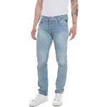 Jeans elasticizzati vita 32 casual blu chiaro per Uomo Replay 