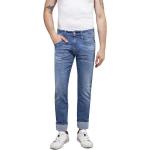 Jeans slim indaco di cotone per Uomo Replay 