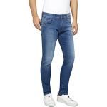 Jeans slim scontati indaco di cotone per Uomo Replay 