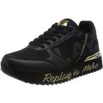 Sneakers larghezza E casual nere numero 39 per Donna Replay 