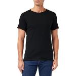 Replay T-shirt da uomo a maniche corte con girocollo, nera (Black 098), XL