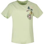 Magliette & T-shirt scontate verdi S di cotone mezza manica con manica corta per Donna Replay 
