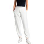 Pantaloni felpati scontati bianchi XL di cotone Bio per Donna Replay 