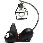Resina creativa Kiki Cat Animal Night Light, Ornamenti Decorazione per la casa Regalo Piccola lampada da vivaio per gatti Respirazione LED Night Lamp