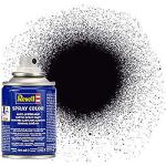 Revell 34108 34108 - Bomboletta Spray Nera Opaca, Colori in Una Pratica bomboletta Spray da 100 ml