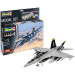 Revell- Model Set F/A-18F Super Hornet, Colore Non Laccato, 63834