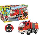 Revell Control RC Fire Truck Veicolo telecomandato per Junior Kit, Colore Red, 00970