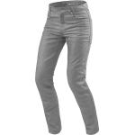 Jeans grigio scuro XS di policotone da moto per Uomo Rev'it 