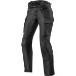 Pantaloni antipioggia neri in mesh impermeabili da moto per Donna Rev'it 