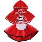 Costumi rossi 6 mesi in poliestere da principessa per bambina Cappuccetto Rosso di Amazon.it Amazon Prime 