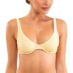 Top bikini scontati gialli XS di nylon per Donna Rhythm 