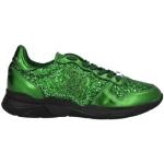 Sneakers scontate verdi numero 35 tinta unita con stringhe per Donna John Richmond 