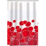 RIDDER Kani - Tenda da doccia in tessuto, 180 x 200 cm, colore: Rosso