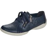 Sneakers larghezza E casual blu numero 36 impermeabili per Donna Rieker 