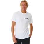 Magliette & T-shirt scontate bianche S di cotone Bio mezza manica con manica corta per Uomo Rip Curl 