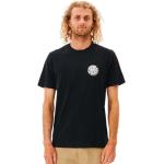 Magliette & T-shirt scontate nere S di cotone mezza manica con manica corta per Uomo Rip Curl 