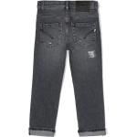 Jeans dritti scontati classici grigi per Donna Dondup Kids 