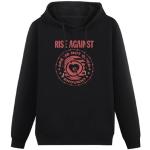 Rise Against Good Enough Mens Funny Unisex Sweatshirts Graphic Print Hooded Black Sweater XL