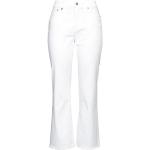 Pantaloni bianchi di cotone tinta unita a 5 tasche per Donna ROY ROGERS 