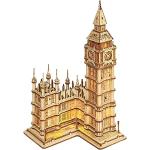 Puzzle 3D scontati di legno a tema Big Ben Big Ben per età 2-3 anni 