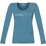 T-shirt tecniche scontate blu L in poliestere per Donna Rock Experience 