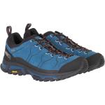 Scarpe scontate blu numero 43 in pelle di camoscio impermeabili da escursionismo per Uomo Rock Experience 