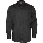 Magliette & T-shirt Regular Fit militari nere XXL taglie comode manica lunga per Uomo 