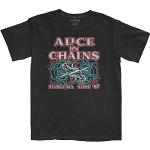 Rock Off Alice in Chains Totem Fish Ufficiale Uomo Maglietta Unisex (Small)