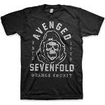 Rock Off Avenged Sevenfold So Grim Orange County Ufficiale Uomo Maglietta Unisex (Medium)