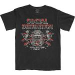 Rock Off Social Distortion Unisex T-Shirt: Athletics (Small) - Medium - Black - Unisex