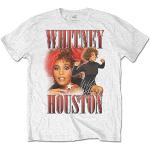 Rock Off White Whitney Houston 90s Homage Ufficiale Uomo Maglietta Unisex (Medium)