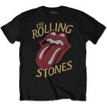 Magliette & T-shirt musicali nere M per Uomo Rolling stones 