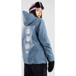 Giacche classiche blu chiaro M di nylon a tema Roma da snowboard per Donna Rome 